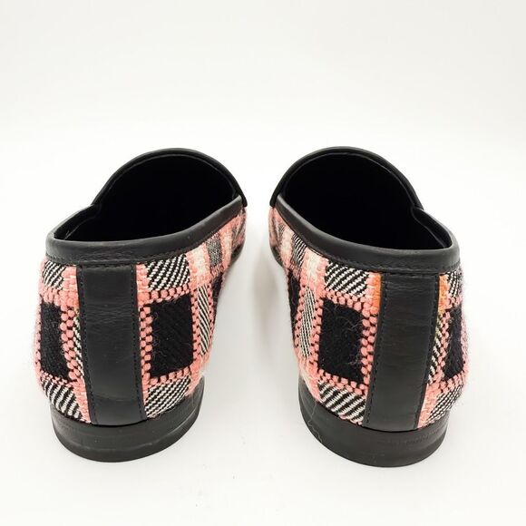 Gucci Jordaan Horsebit Tweed Plaid Loafers Flats EU 37.5 US 7.5 - Picture 6 of 11